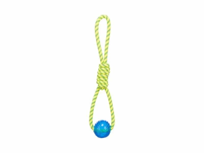 Bola em poliéster com corda Aqua Toy - Trixie