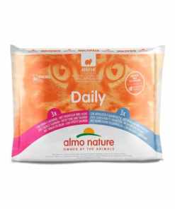 Almo Cat Daily-Atum com salmão e  bacalhau com camarão
